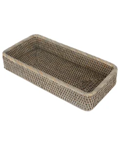 Rattan Vanity Tray in Taupe