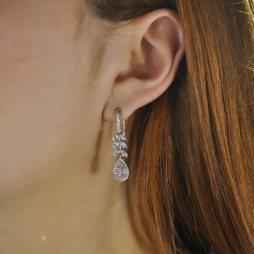 Ravena Pink Diamond Earrings