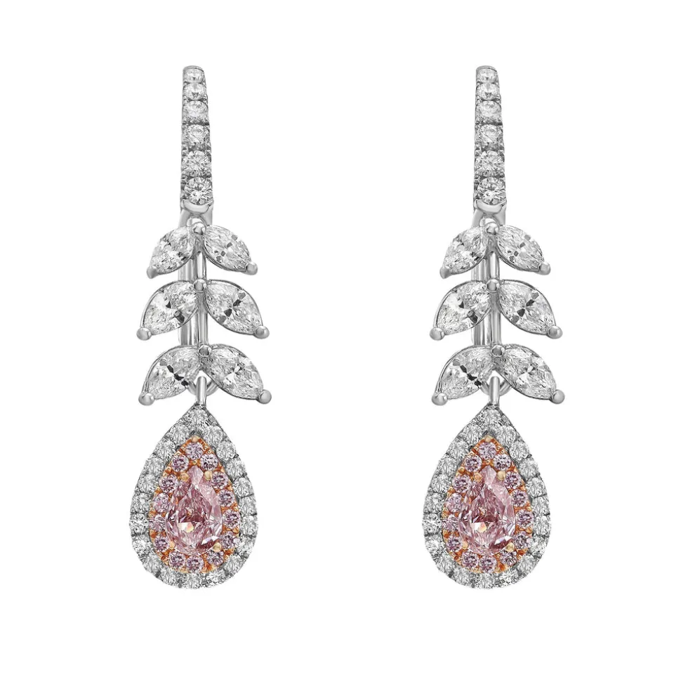 Ravena Pink Diamond Earrings