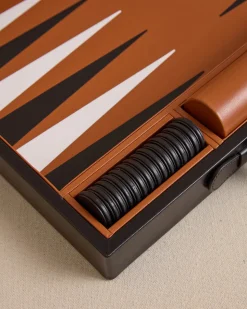 Rear Window Backgammon in Black and White