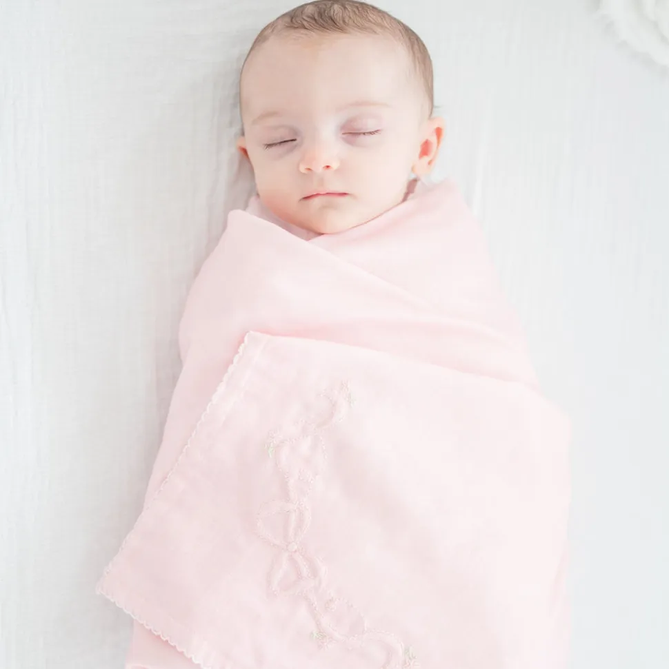 Receiving Blanket in Pink