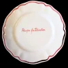Recipe for Disaster Scalloped Plate, Set of 6