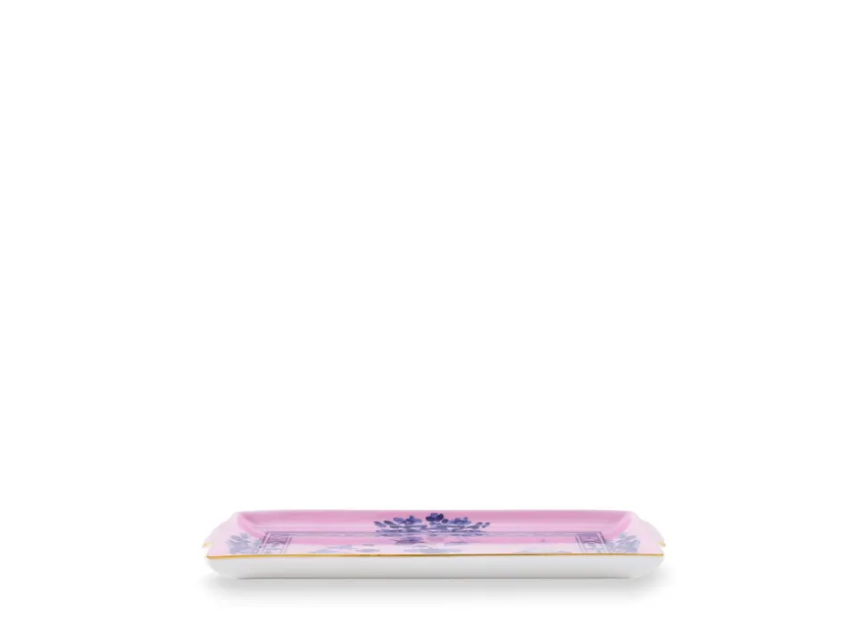 Rectangular Tray with Handles, 9" in Azalea