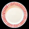 Red Dinner Plate, Set of 6