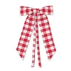 Red Gingham Bow, Set of 4