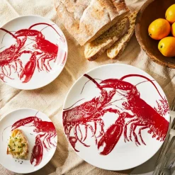 Red Lobster Canape Plates