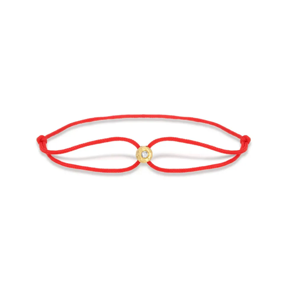 Red Parachute Nesting Gem Bracelet