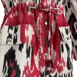 Red Rainbow Ikat Jacket