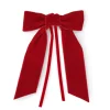 Red Velvet Napkin Bows, Set of 4