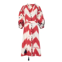 Red Zig Zag Dress