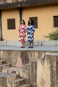 Red Zig Zag Dress