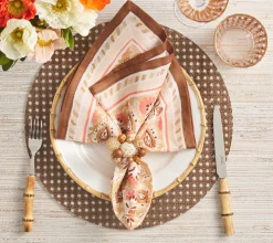 Reed Placemat in Brown, Set of 4