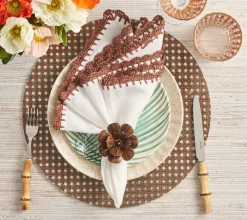 Reed Placemat in Brown, Set of 4
