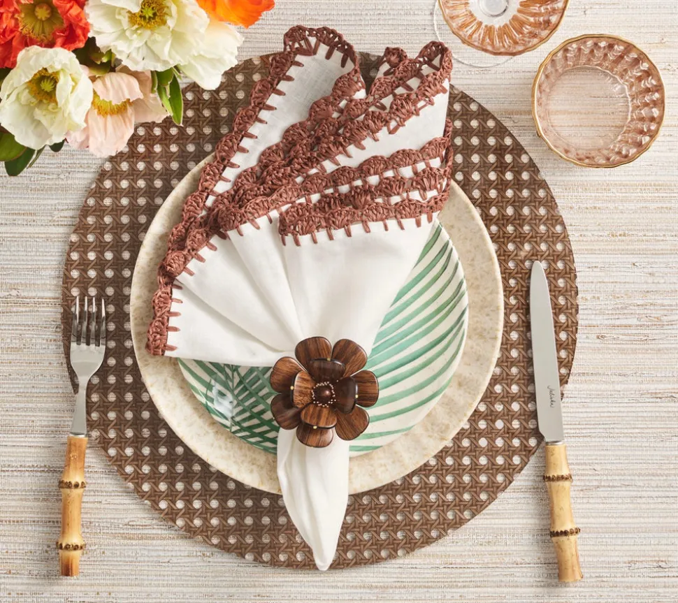 Reed Placemat in Brown, Set of 4