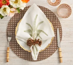 Reed Placemat in Brown, Set of 4