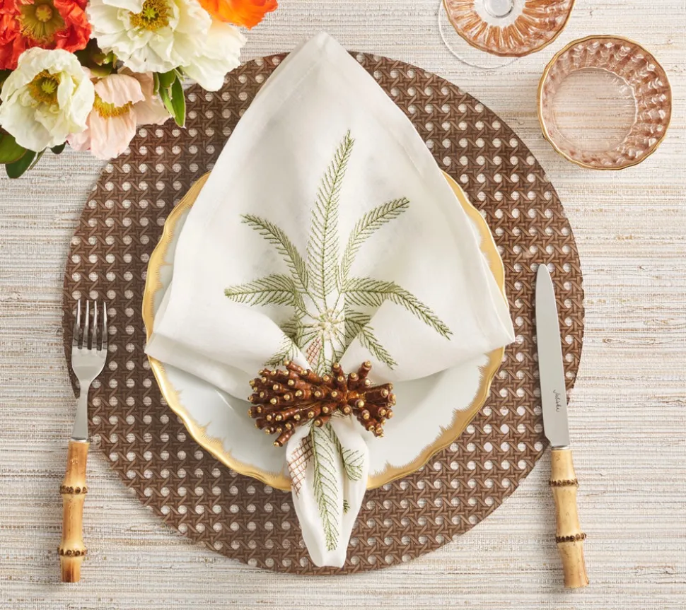 Reed Placemat in Brown, Set of 4