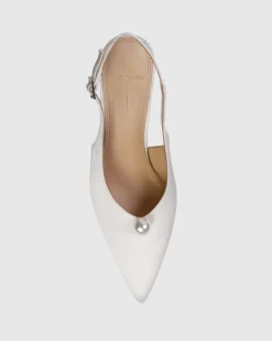 Reina 80 in White & Satin Pearl