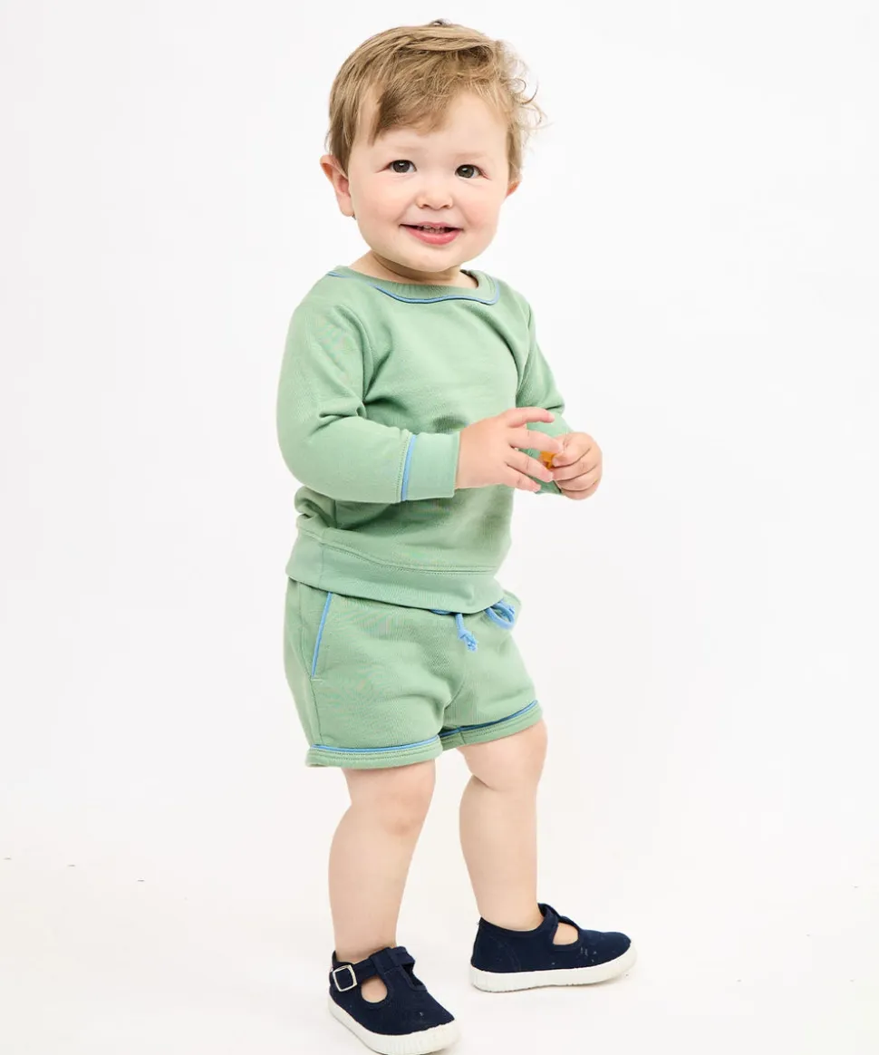 Remy Baby Sweatshirt in Basil