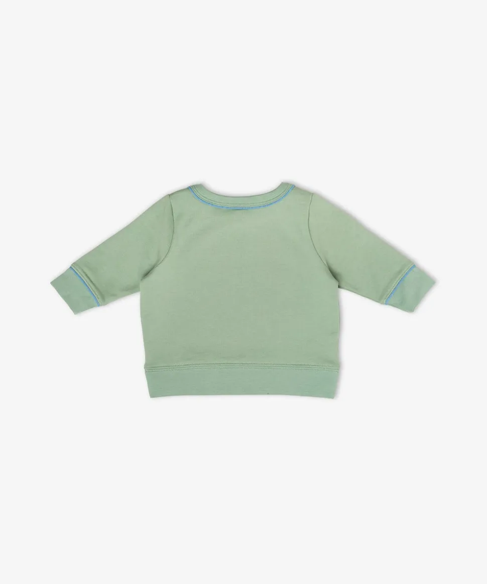 Remy Baby Sweatshirt in Basil