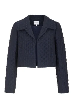 Remy Cropped Jacket Diamond Cloqué