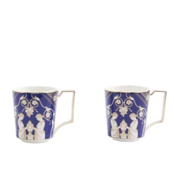 Reniassance Mug in Gold, Set of 2
