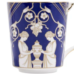 Reniassance Mug in Gold, Set of 2