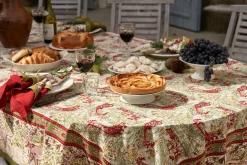 Renne Reindeer Tablecloth in Red & Green