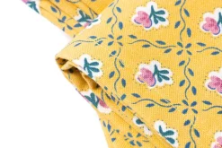 Retro Rose Napkins in Yellow, Set of 4