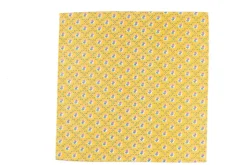 Retro Rose Napkins in Yellow, Set of 4