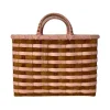 Retro-Travel Tote in Quartz & Butternut