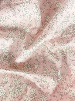 Reversible Heirloom Quilt Made With Liberty Fabric in Imran & Capel Pink