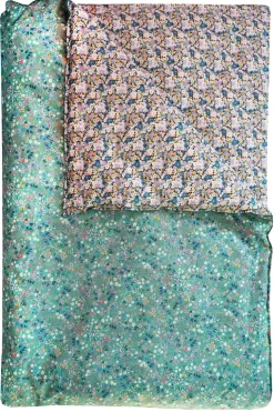 Reversible Heirloom Quilt Made With Liberty Fabric in Donna Leigh Green & Libby