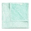 Reversible Kantha Table Cover in Green Block Print Leaves