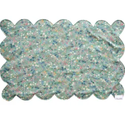 Reversible Scalloped Placemat Made With Liberty Fabric in Donna Leigh
