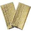 Reversible Stitch Napkin Set Made With Liberty Fabric in Feather Meadow & Mitsi Valeria