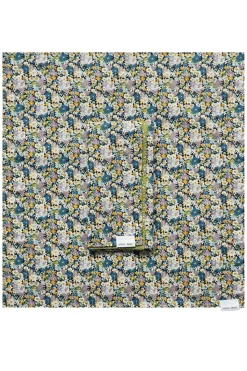 Reversible Stitch Napkin Set Made With Liberty Fabric in Libby & Capel Pistachio