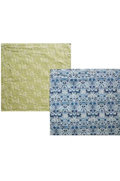 Reversible Stitch Napkin Set Made With Liberty Fabric in Lodden & Capel