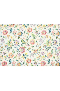 Reversible Stitch Placemat Made With Liberty Fabric in Strawberry Thief & Eva Belle