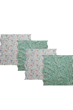 Reversible Wavy Napkin Set Made With Liberty Fabric in in Donna Leigh & Rachel