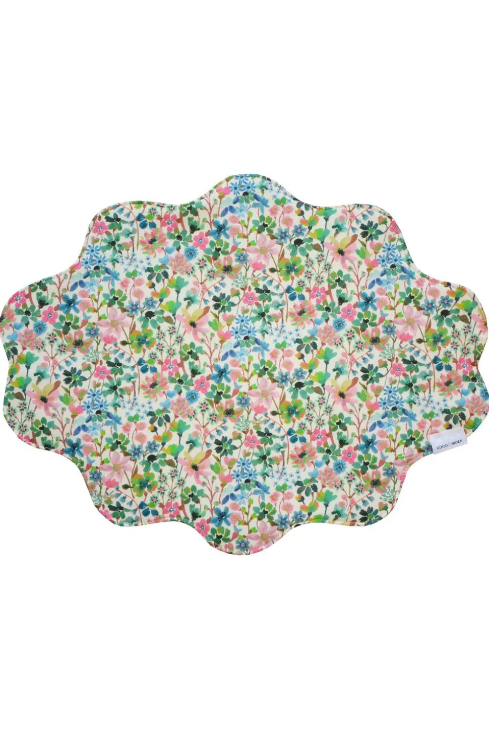 Reversible Wavy Placemat Made With Liberty Fabric in Dreams Of Summer & Margaret Annie
