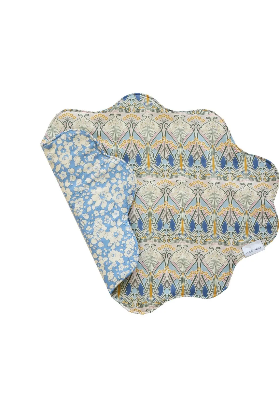 Reversible Wavy Placemat Made With Liberty Fabric in Ianthe & Betsy Boo