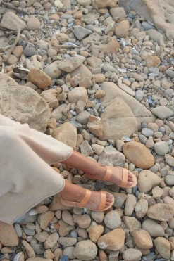 Rhodes Vegetable Tanned Leather Sandal