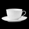 Rhombe Tea Cup With Matching Saucer