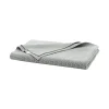 Ribbed Knit Baby Blanket in Shore