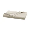 Ribbed Knit Baby Blanket in Heathered Oatmeal