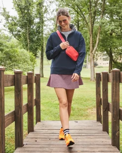Ribbed Varsity Quarter Zip