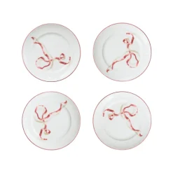Ribbon Dessert Plates