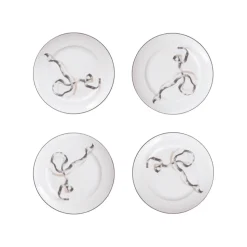 Ribbon Dessert Plates