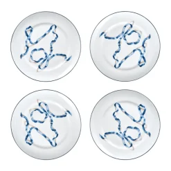 Ribbon Dessert Plates
