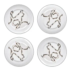 Ribbon Dinner Plates